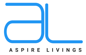 Aspire Livings logo, a Perfect Digital Solution client