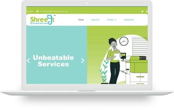 ShreeJi Corporation website designed by Perfect Digital Solution