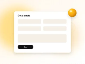 Illustration of a get a quote form